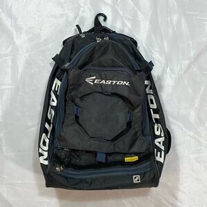 Easton Walk-Off Elite Baseball Softball Equipment Bag Backpack Black Dark Blue